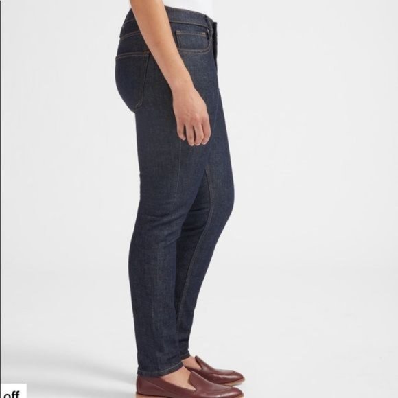 Everlane | The Mid Rise Skinny Jean Dark Indigo 27 - Picture 6 of 9